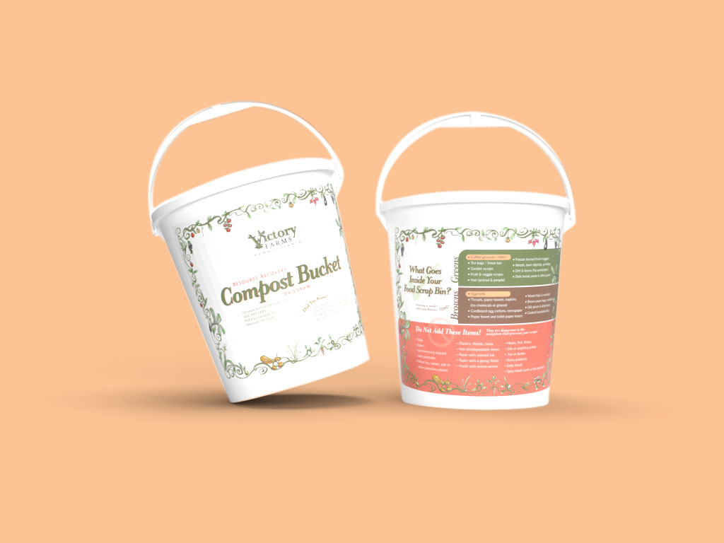 Compost Bin Illustration