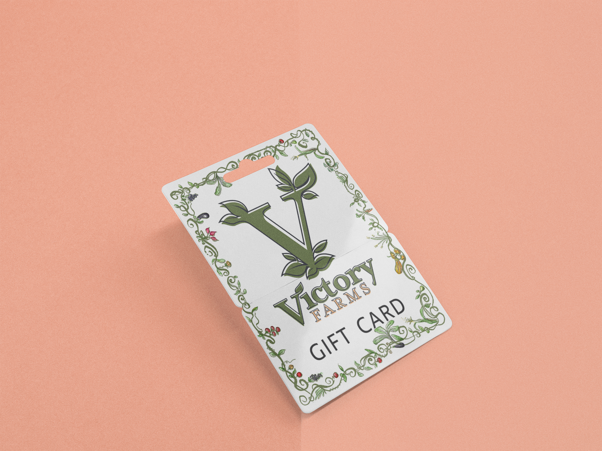 Farm Gift Card Mockup