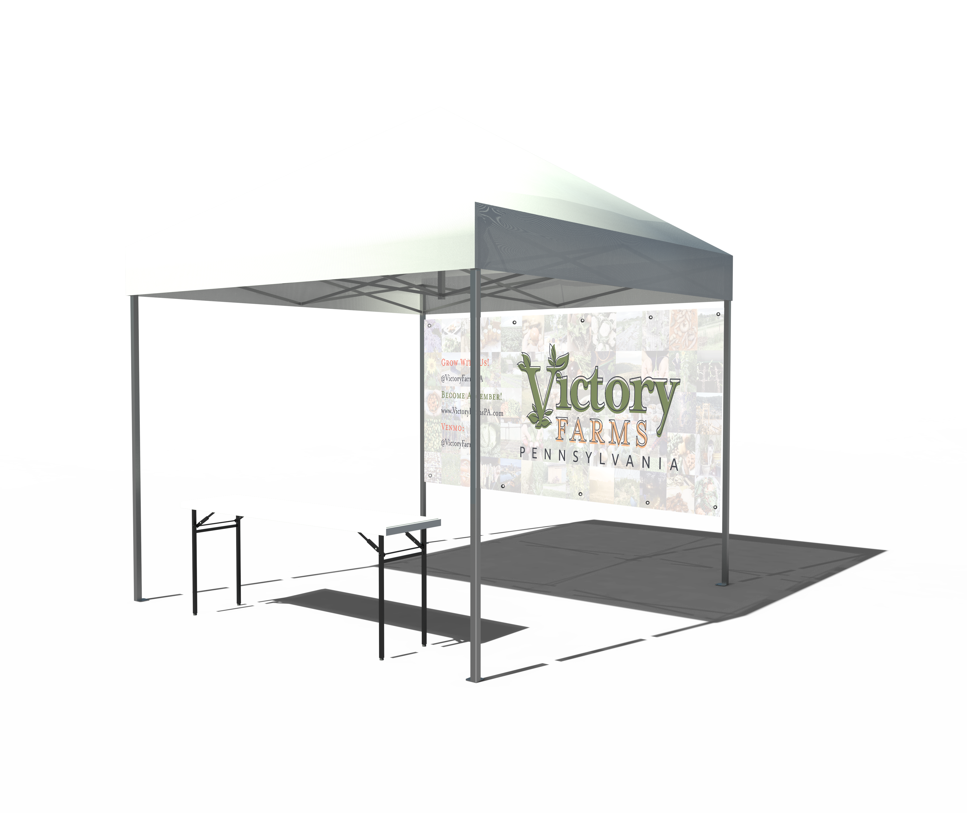 Tent Mockup for Farmers Markets